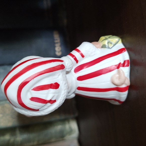 Vintage enesco candy cane pajama piglets pigs Christmas decor grannycore knick k - Picture 4 of 13